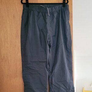 Columbia Sportswear Waterproof Rain Pants Size L Regular Black Nylon